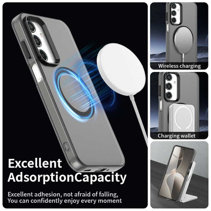 Samsung Galaxy M35 5G Durable MagSafe Phone Case - Hybrid TPU & PC Design, Lightweight & Stylish, Candy Colour, Wireless Charging Friendly