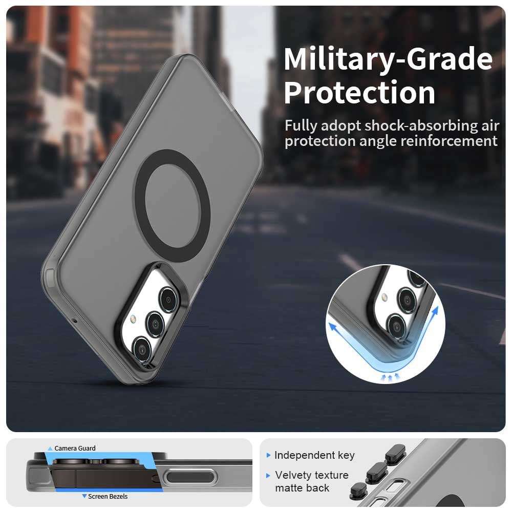 Samsung Galaxy M35 5G Durable MagSafe Phone Case - Hybrid TPU & PC Design, Lightweight & Stylish, Candy Colour, Wireless Charging Friendly