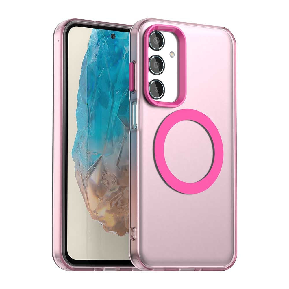 Samsung Galaxy M35 5G Durable MagSafe Phone Case - Hybrid TPU & PC Design, Lightweight & Stylish, Candy Colour, Wireless Charging Friendly