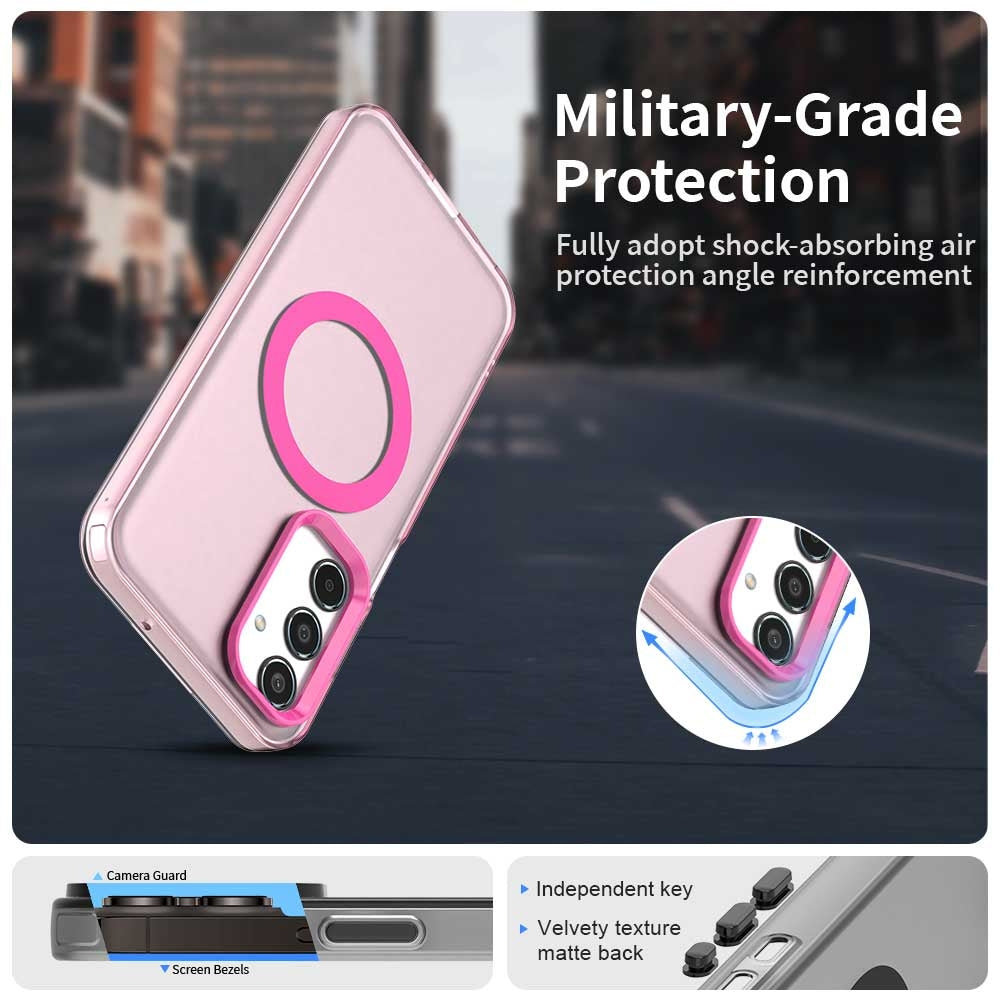 Samsung Galaxy M35 5G Durable MagSafe Phone Case - Hybrid TPU & PC Design, Lightweight & Stylish, Candy Colour, Wireless Charging Friendly