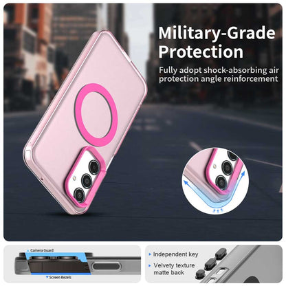 Samsung Galaxy M35 5G Durable MagSafe Phone Case - Hybrid TPU & PC Design, Lightweight & Stylish, Candy Colour, Wireless Charging Friendly