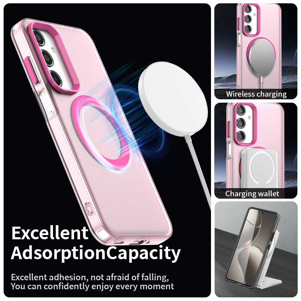 Samsung Galaxy M35 5G Durable MagSafe Phone Case - Hybrid TPU & PC Design, Lightweight & Stylish, Candy Colour, Wireless Charging Friendly