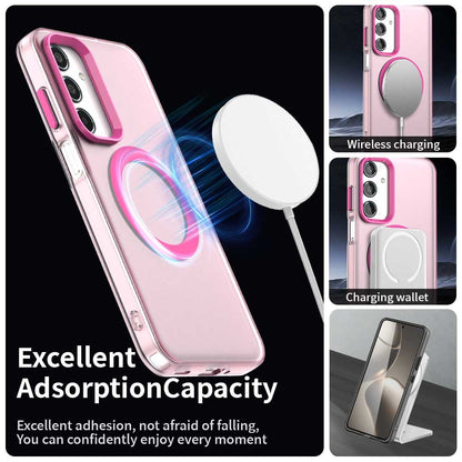 Samsung Galaxy M35 5G Durable MagSafe Phone Case - Hybrid TPU & PC Design, Lightweight & Stylish, Candy Colour, Wireless Charging Friendly