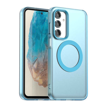 Samsung Galaxy M35 5G Durable MagSafe Phone Case - Hybrid TPU & PC Design, Lightweight & Stylish, Candy Colour, Wireless Charging Friendly