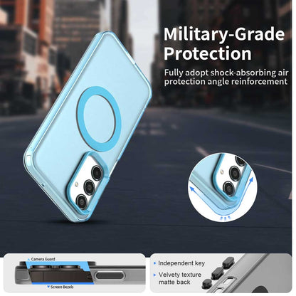 Samsung Galaxy M35 5G Durable MagSafe Phone Case - Hybrid TPU & PC Design, Lightweight & Stylish, Candy Colour, Wireless Charging Friendly