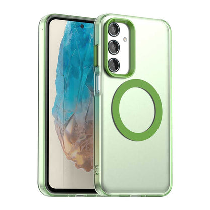Samsung Galaxy M35 5G Durable MagSafe Phone Case - Hybrid TPU & PC Design, Lightweight & Stylish, Candy Colour, Wireless Charging Friendly