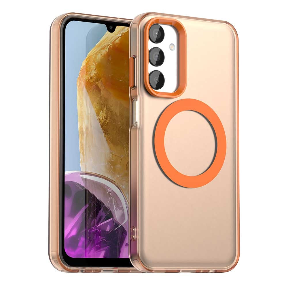 Samsung Galaxy M14 5G Durable MagSafe Phone Case - Hybrid TPU & PC Design, Lightweight & Stylish, Candy Colour, Wireless Charging Friendly