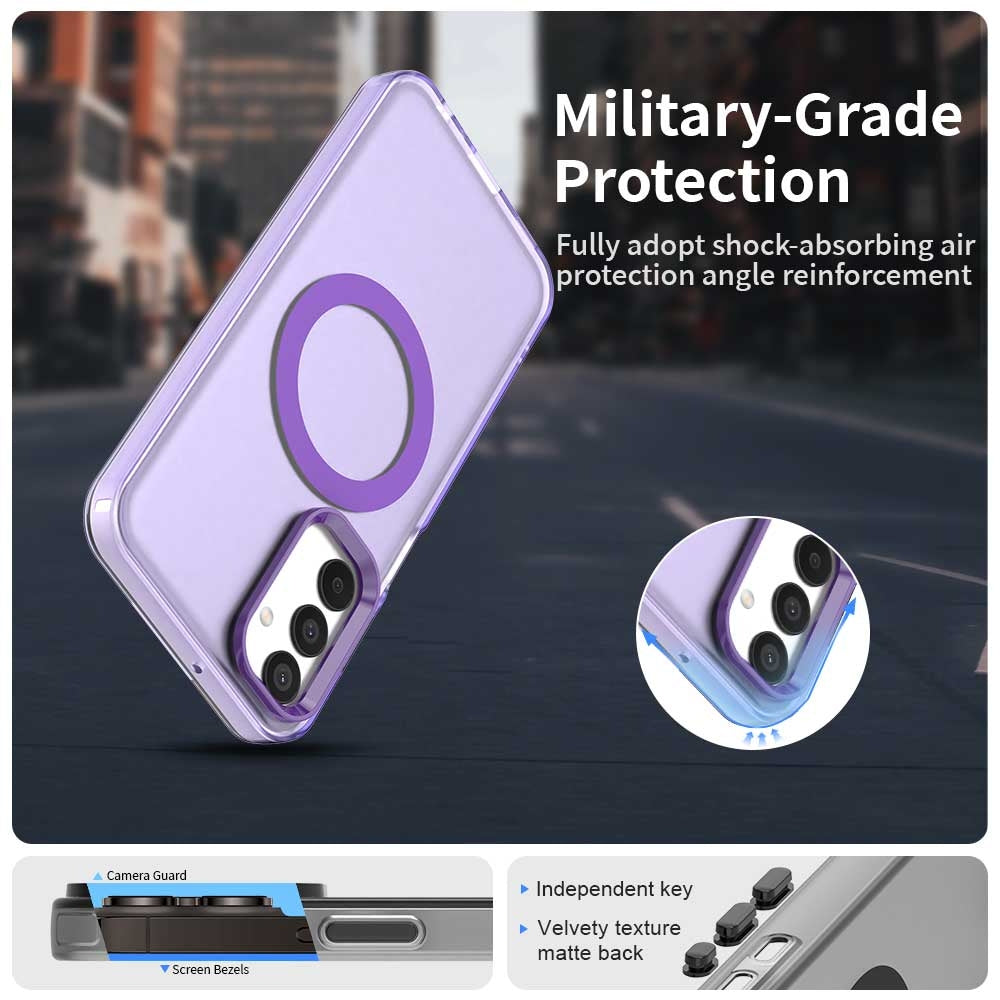 Samsung Galaxy M14 5G Durable MagSafe Phone Case - Hybrid TPU & PC Design, Lightweight & Stylish, Candy Colour, Wireless Charging Friendly