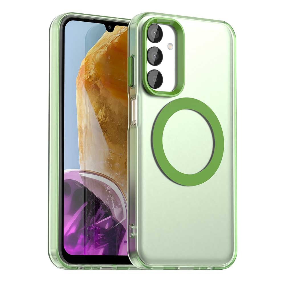 Samsung Galaxy M55 5G Durable MagSafe Phone Case - Hybrid TPU & PC Design, Lightweight & Stylish, Candy Colour, Wireless Charging Friendly