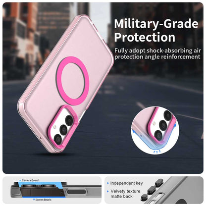 Samsung Galaxy M55s 5G Durable MagSafe Phone Case - Hybrid TPU & PC Design, Lightweight & Stylish, Candy Colour, Wireless Charging Friendly