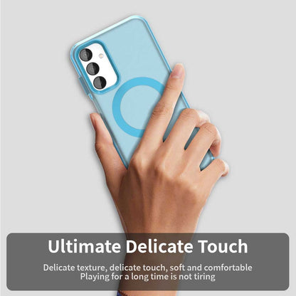 Samsung Galaxy M55s 5G Durable MagSafe Phone Case - Hybrid TPU & PC Design, Lightweight & Stylish, Candy Colour, Wireless Charging Friendly