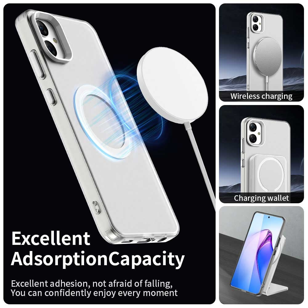 Samsung Galaxy M05 Durable MagSafe Phone Case - Hybrid TPU & PC Design, Lightweight & Stylish, Candy Colour, Wireless Charging Friendly