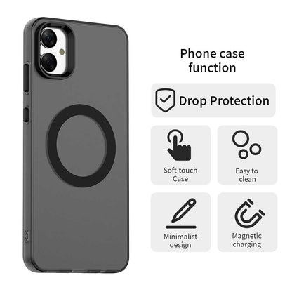 Samsung Galaxy M05 Durable MagSafe Phone Case - Hybrid TPU & PC Design, Lightweight & Stylish, Candy Colour, Wireless Charging Friendly