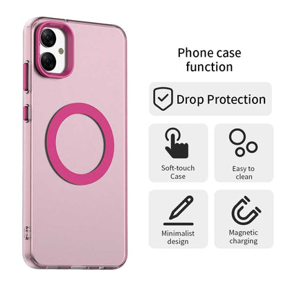 Samsung Galaxy M05 Durable MagSafe Phone Case - Hybrid TPU & PC Design, Lightweight & Stylish, Candy Colour, Wireless Charging Friendly