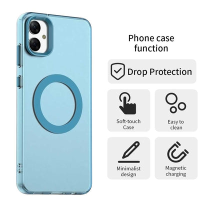 Samsung Galaxy M05 Durable MagSafe Phone Case - Hybrid TPU & PC Design, Lightweight & Stylish, Candy Colour, Wireless Charging Friendly