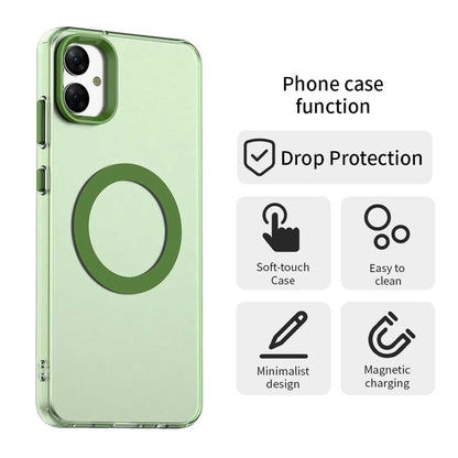 Samsung Galaxy M05 Durable MagSafe Phone Case - Hybrid TPU & PC Design, Lightweight & Stylish, Candy Colour, Wireless Charging Friendly