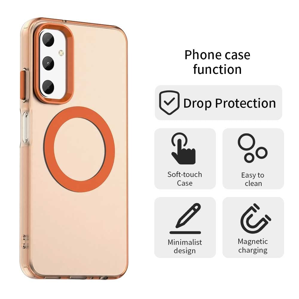 Samsung Galaxy F14 4G Durable MagSafe Phone Case - Hybrid TPU & PC Design, Lightweight & Stylish, Candy Colour, Wireless Charging Friendly
