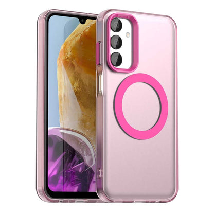 Samsung Galaxy F15 5G Durable MagSafe Phone Case - Hybrid TPU & PC Design, Lightweight & Stylish, Candy Colour, Wireless Charging Friendly