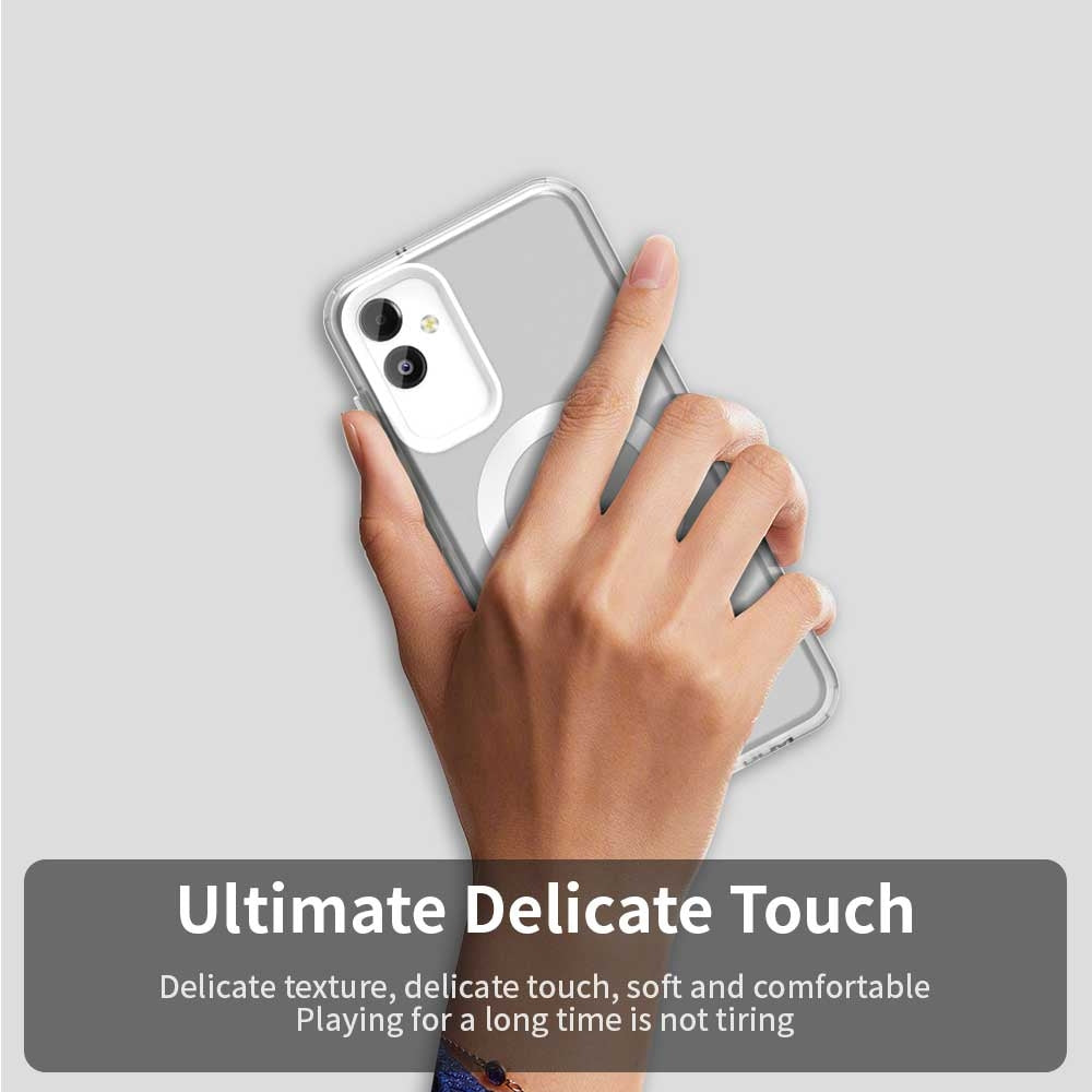 Samsung Galaxy F14 5G Durable MagSafe Phone Case - Hybrid TPU & PC Design, Lightweight & Stylish, Candy Colour, Wireless Charging Friendly