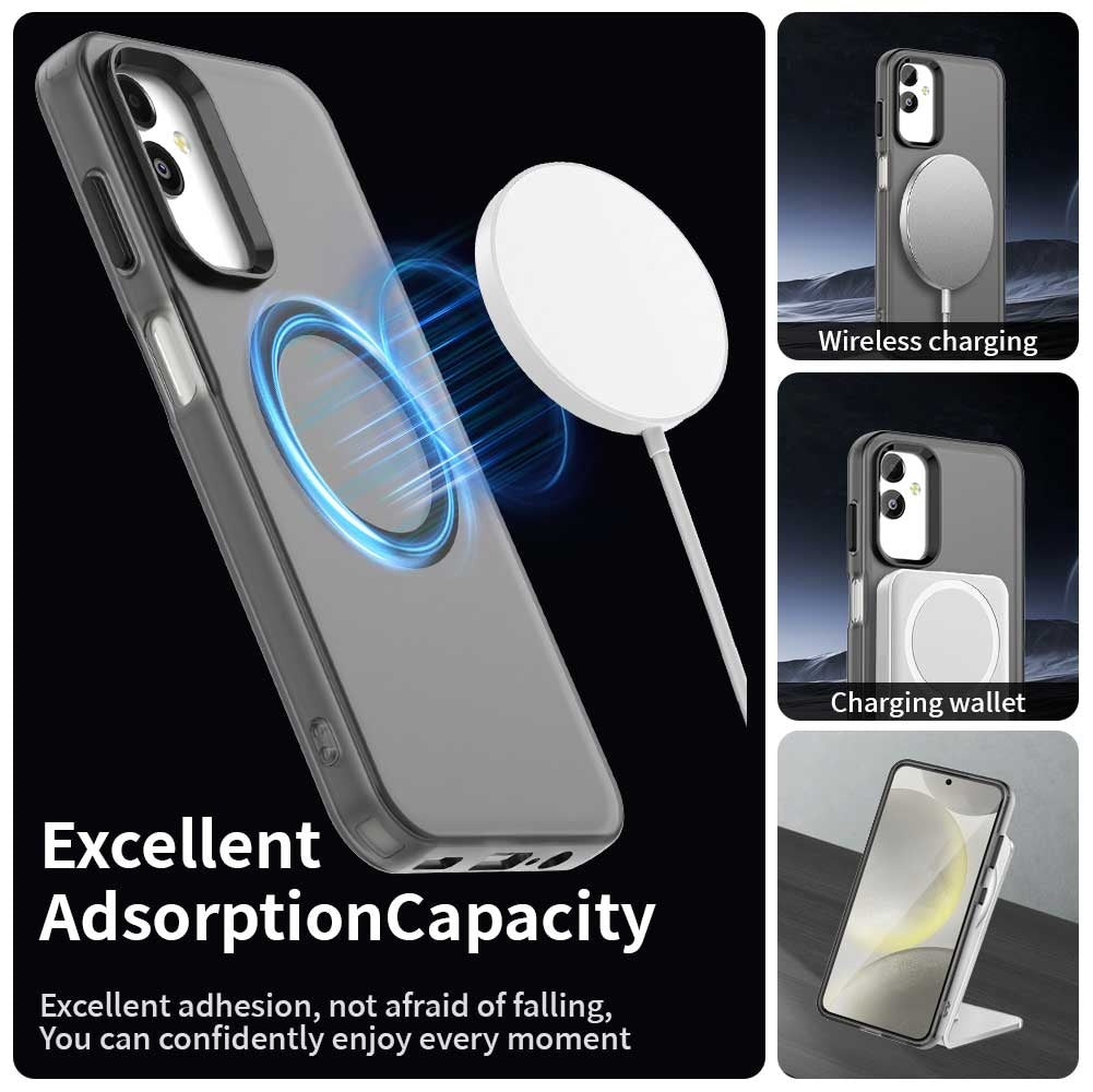 Samsung Galaxy F14 5G Durable MagSafe Phone Case - Hybrid TPU & PC Design, Lightweight & Stylish, Candy Colour, Wireless Charging Friendly