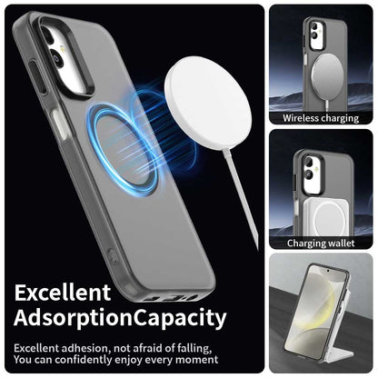 Samsung Galaxy F14 5G Durable MagSafe Phone Case - Hybrid TPU & PC Design, Lightweight & Stylish, Candy Colour, Wireless Charging Friendly