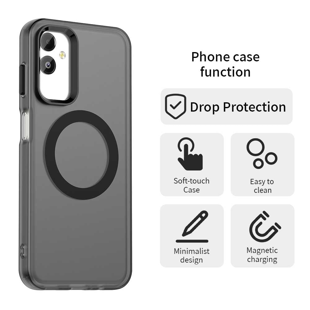 Samsung Galaxy F14 5G Durable MagSafe Phone Case - Hybrid TPU & PC Design, Lightweight & Stylish, Candy Colour, Wireless Charging Friendly