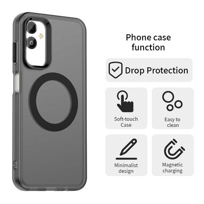 Samsung Galaxy F14 5G Durable MagSafe Phone Case - Hybrid TPU & PC Design, Lightweight & Stylish, Candy Colour, Wireless Charging Friendly