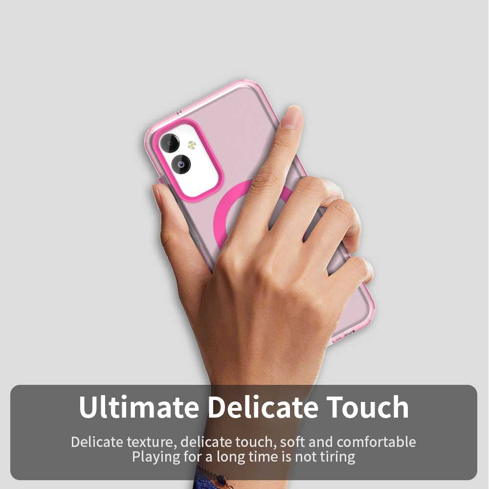 Samsung Galaxy F14 5G Durable MagSafe Phone Case - Hybrid TPU & PC Design, Lightweight & Stylish, Candy Colour, Wireless Charging Friendly