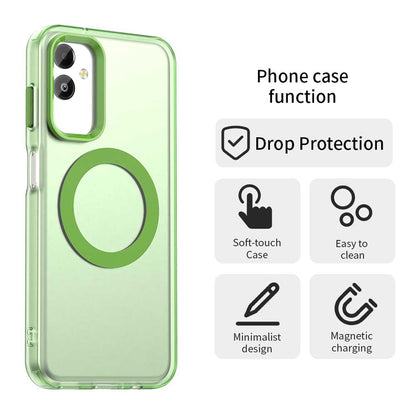 Samsung Galaxy F14 5G Durable MagSafe Phone Case - Hybrid TPU & PC Design, Lightweight & Stylish, Candy Colour, Wireless Charging Friendly