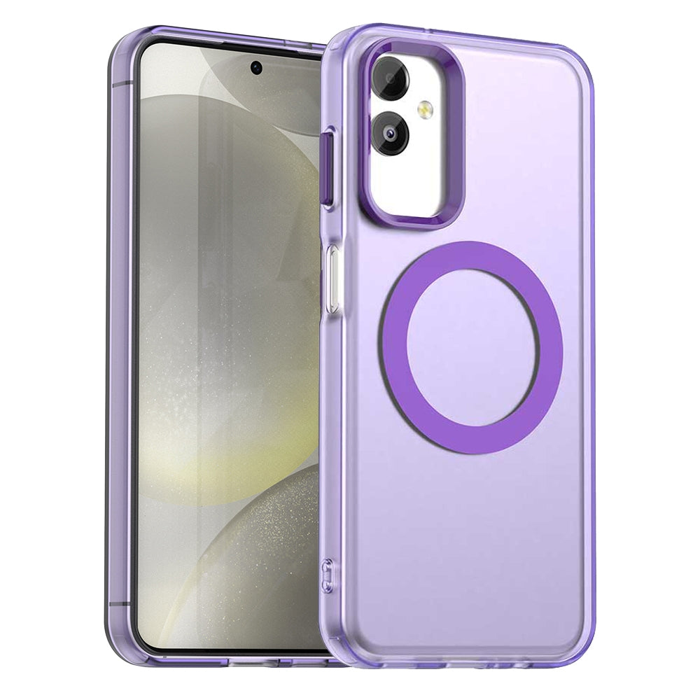 Samsung Galaxy F14 5G Durable MagSafe Phone Case - Hybrid TPU & PC Design, Lightweight & Stylish, Candy Colour, Wireless Charging Friendly