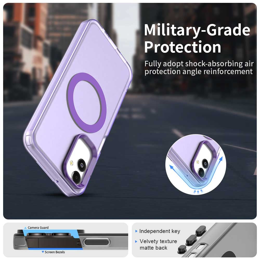 Samsung Galaxy F14 5G Durable MagSafe Phone Case - Hybrid TPU & PC Design, Lightweight & Stylish, Candy Colour, Wireless Charging Friendly