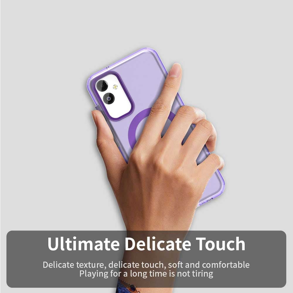 Samsung Galaxy F14 5G Durable MagSafe Phone Case - Hybrid TPU & PC Design, Lightweight & Stylish, Candy Colour, Wireless Charging Friendly