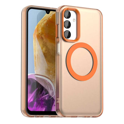 Samsung Galaxy F55 5G Durable MagSafe Phone Case - Hybrid TPU & PC Design, Lightweight & Stylish, Candy Colour, Wireless Charging Friendly