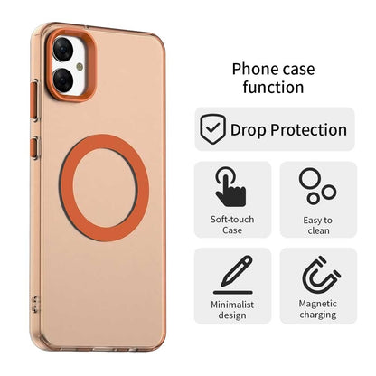Samsung Galaxy F05 Durable MagSafe Phone Case - Hybrid TPU & PC Design, Lightweight & Stylish, Candy Colour, Wireless Charging Friendly