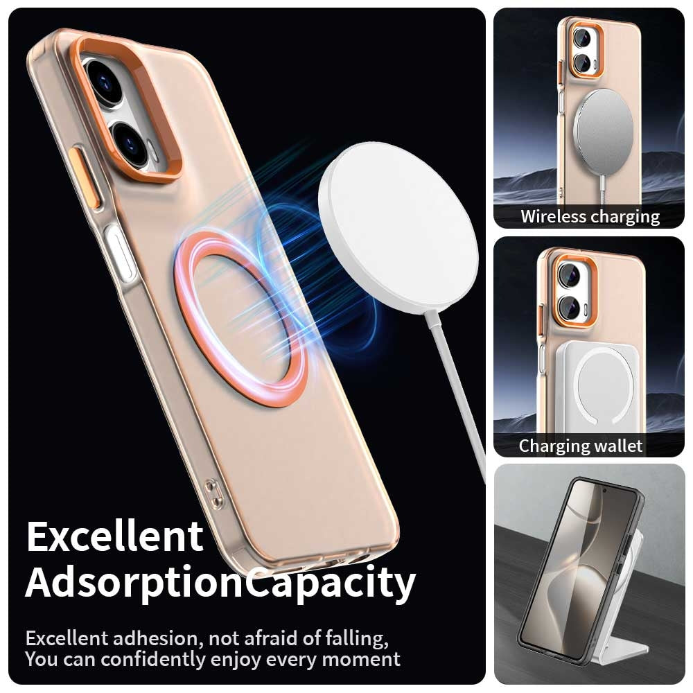 Motorola Moto G35 Durable MagSafe Phone Case - Hybrid TPU & PC Design, Lightweight & Stylish, Candy Colour, Wireless Charging Friendly