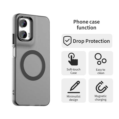 Motorola Moto G35 Durable MagSafe Phone Case - Hybrid TPU & PC Design, Lightweight & Stylish, Candy Colour, Wireless Charging Friendly