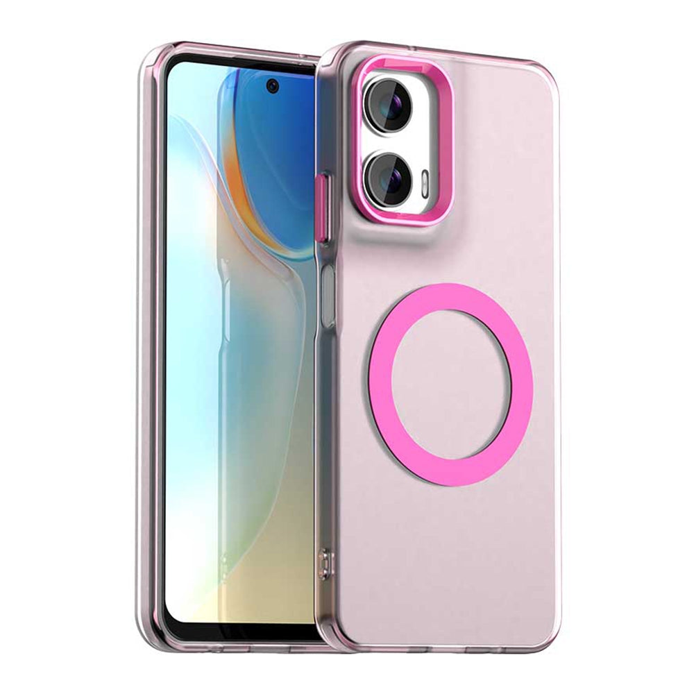 Motorola Moto G35 Durable MagSafe Phone Case - Hybrid TPU & PC Design, Lightweight & Stylish, Candy Colour, Wireless Charging Friendly