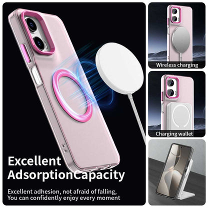 Motorola Moto G35 Durable MagSafe Phone Case - Hybrid TPU & PC Design, Lightweight & Stylish, Candy Colour, Wireless Charging Friendly