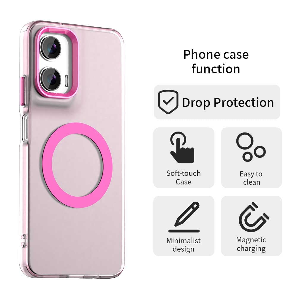 Motorola Moto G35 Durable MagSafe Phone Case - Hybrid TPU & PC Design, Lightweight & Stylish, Candy Colour, Wireless Charging Friendly