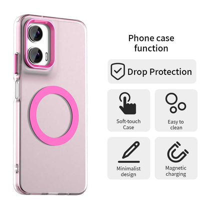 Motorola Moto G35 Durable MagSafe Phone Case - Hybrid TPU & PC Design, Lightweight & Stylish, Candy Colour, Wireless Charging Friendly