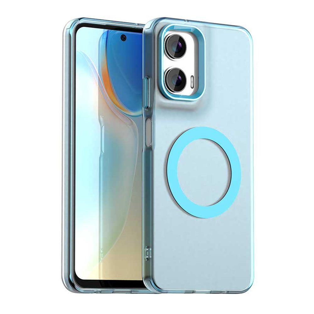 Motorola Moto G35 Durable MagSafe Phone Case - Hybrid TPU & PC Design, Lightweight & Stylish, Candy Colour, Wireless Charging Friendly