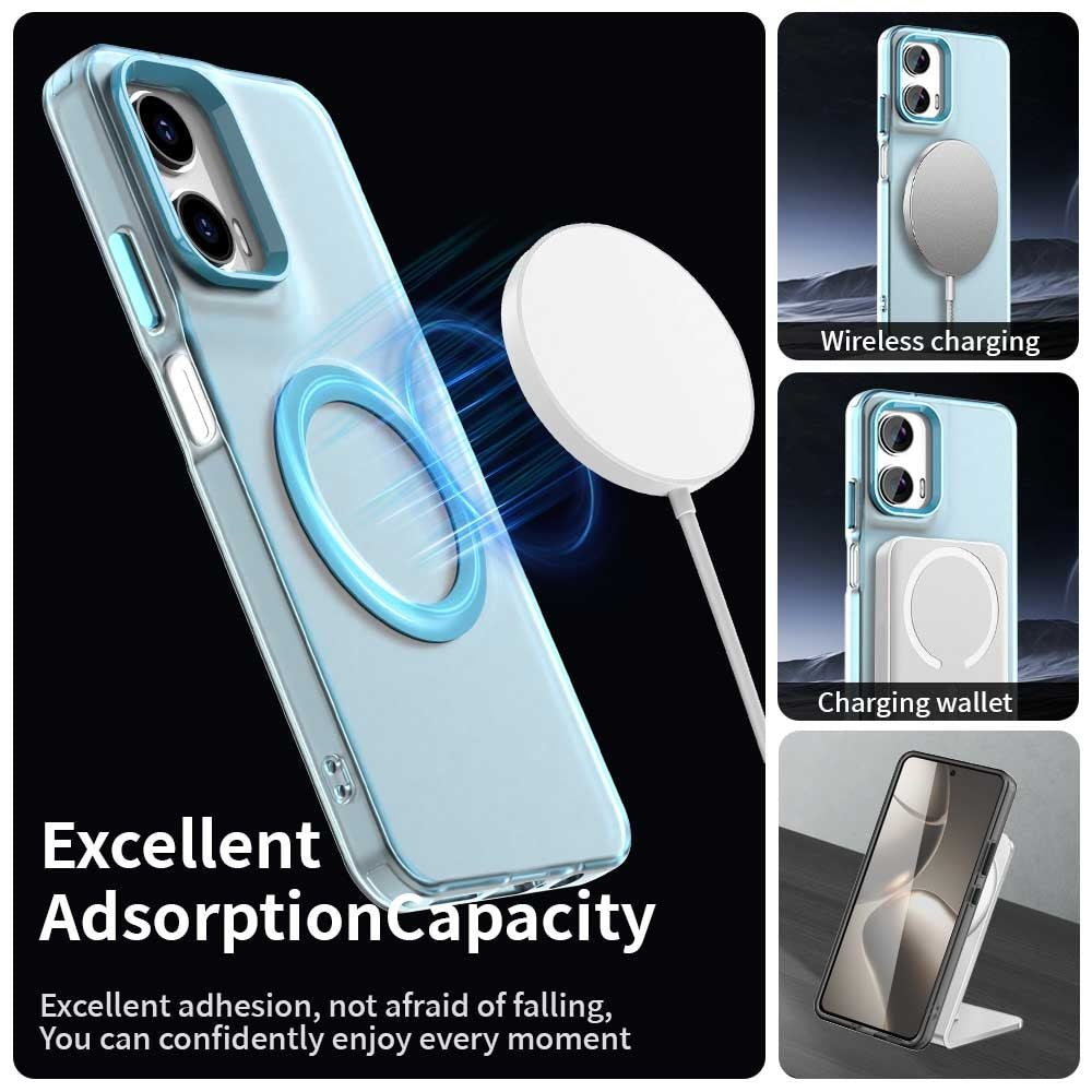 Motorola Moto G35 Durable MagSafe Phone Case - Hybrid TPU & PC Design, Lightweight & Stylish, Candy Colour, Wireless Charging Friendly