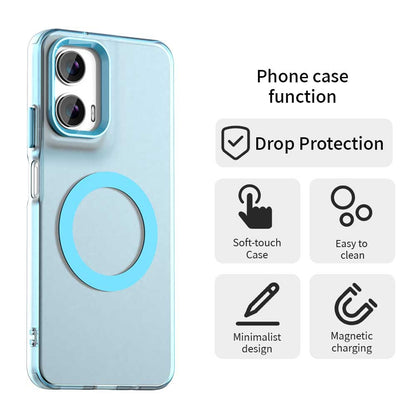 Motorola Moto G35 Durable MagSafe Phone Case - Hybrid TPU & PC Design, Lightweight & Stylish, Candy Colour, Wireless Charging Friendly