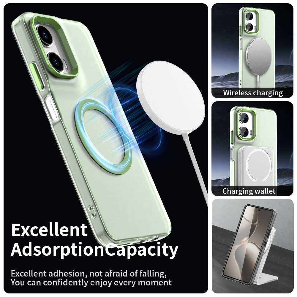 Motorola Moto G35 Durable MagSafe Phone Case - Hybrid TPU & PC Design, Lightweight & Stylish, Candy Colour, Wireless Charging Friendly