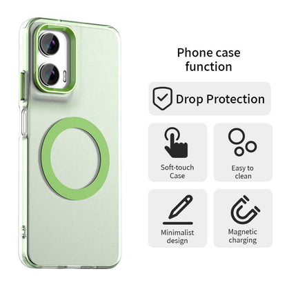 Motorola Moto G35 Durable MagSafe Phone Case - Hybrid TPU & PC Design, Lightweight & Stylish, Candy Colour, Wireless Charging Friendly