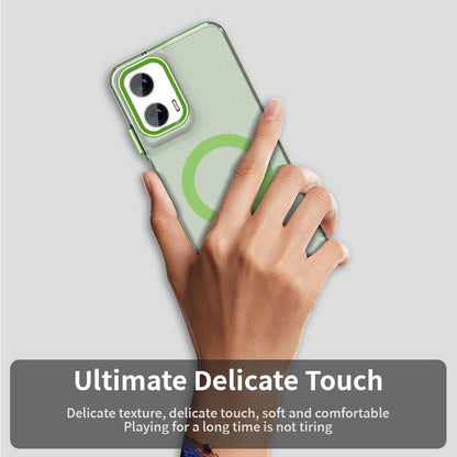Motorola Moto G35 Durable MagSafe Phone Case - Hybrid TPU & PC Design, Lightweight & Stylish, Candy Colour, Wireless Charging Friendly