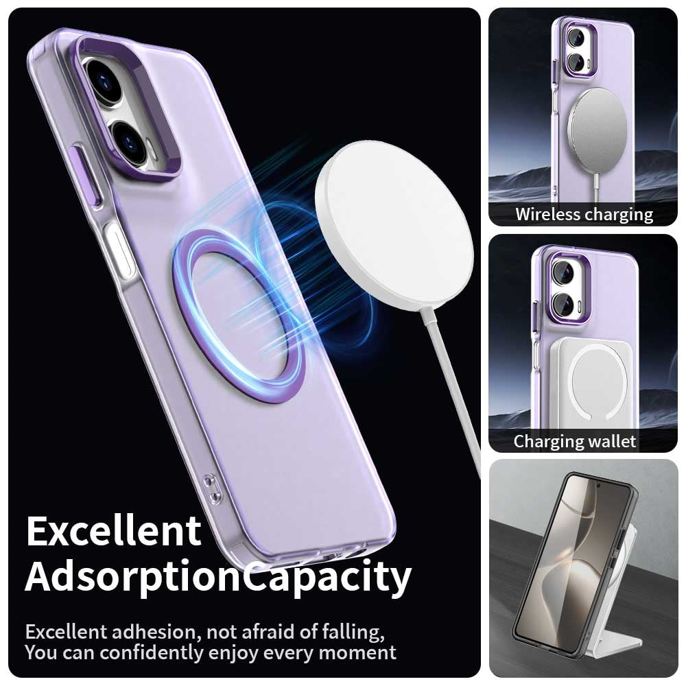 Motorola Moto G35 Durable MagSafe Phone Case - Hybrid TPU & PC Design, Lightweight & Stylish, Candy Colour, Wireless Charging Friendly