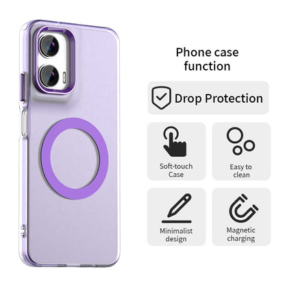 Motorola Moto G35 Durable MagSafe Phone Case - Hybrid TPU & PC Design, Lightweight & Stylish, Candy Colour, Wireless Charging Friendly