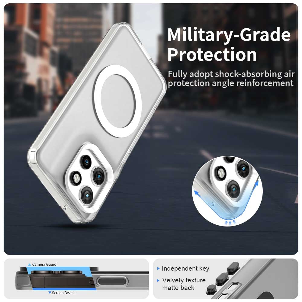 Motorola Edge 50 Neo Durable MagSafe Phone Case - Hybrid TPU & PC Design, Lightweight & Stylish, Candy Colour, Wireless Charging Friendly