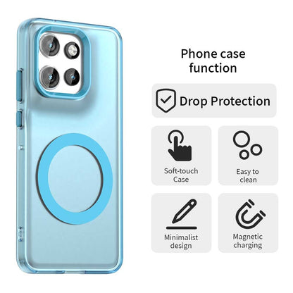 Motorola Edge 50 Neo Durable MagSafe Phone Case - Hybrid TPU & PC Design, Lightweight & Stylish, Candy Colour, Wireless Charging Friendly